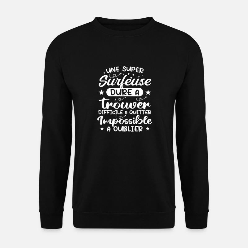 Ein Super Surfer - Surfer Geschenk - Unisex Pullover - Schwarz