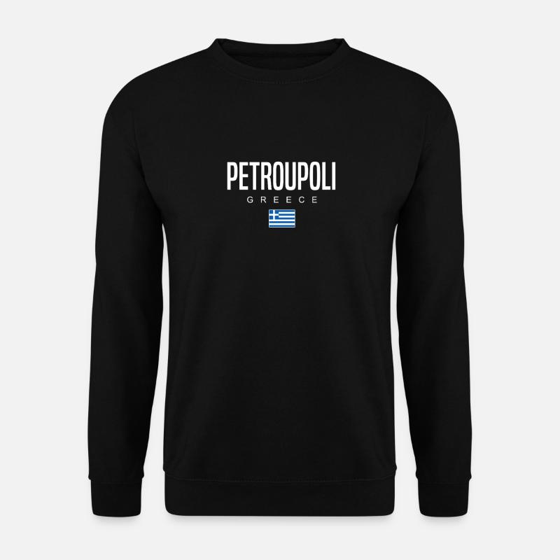 Petroupoli, Greece - Unisex Sweatshirt - black