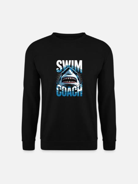 Schwimm-Trainer - Unisex Pullover - Schwarz