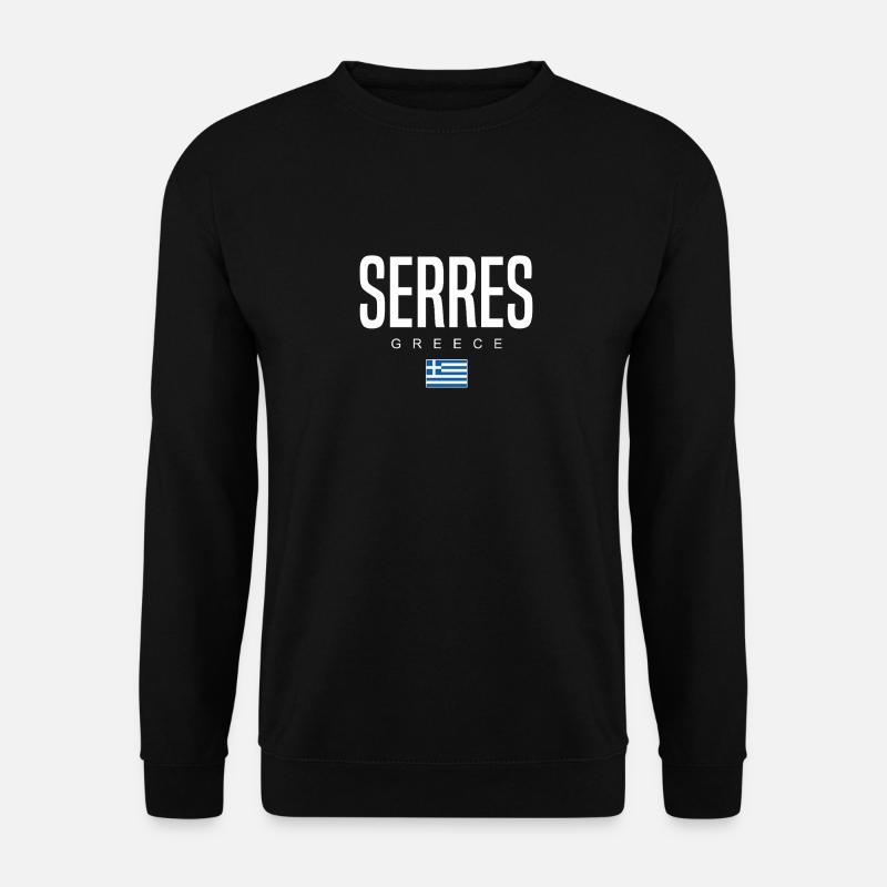 Serres Griechenland - Unisex Pullover - Schwarz