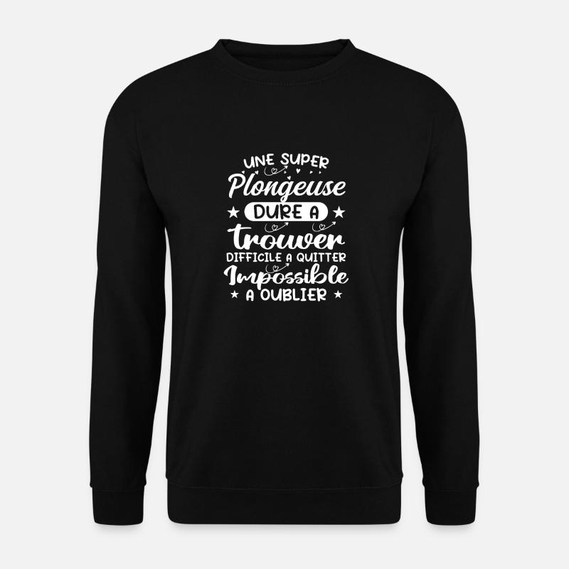 Ein Super Diver - Diver Geschenk - Unisex Pullover - Schwarz