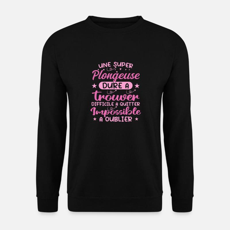 A Super Diver - Diver Gift - Unisex Sweatshirt - black