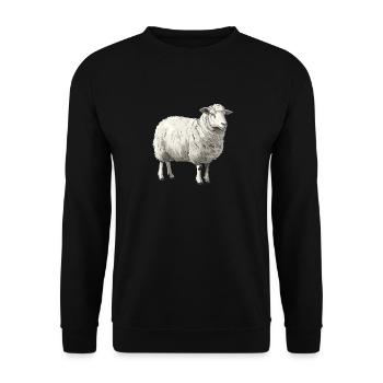Sheep Sheep - Unisex Sweatshirt - black - Front - Alina (178cm) & Michal (187cm)
