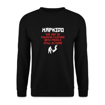 Arts martiaux Hapkido - Sweat-shirt Unisexe - noir - Devant - Alina (178cm) & Michal (187cm)