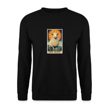 Sheep Sheep - Unisex Sweatshirt - black - Front - Alina (178cm) & Michal (187cm)