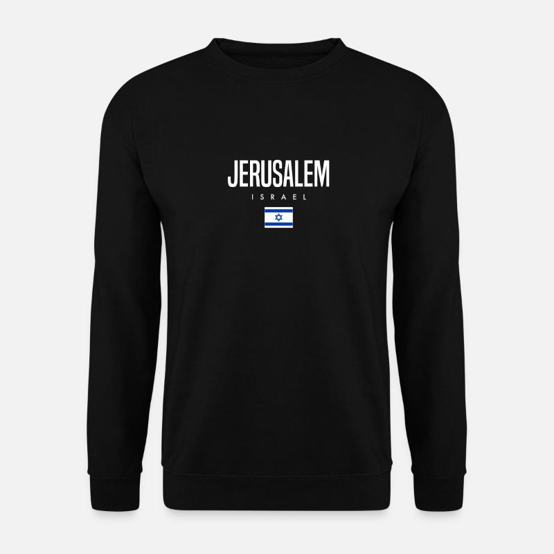 Jerusalem Israel - Unisex Pullover - Schwarz