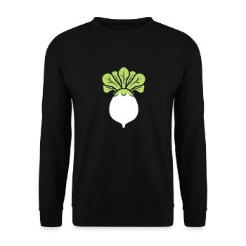 Endive - Unisex Sweatshirt - black - Front - Alina (178cm) & Michal (187cm)