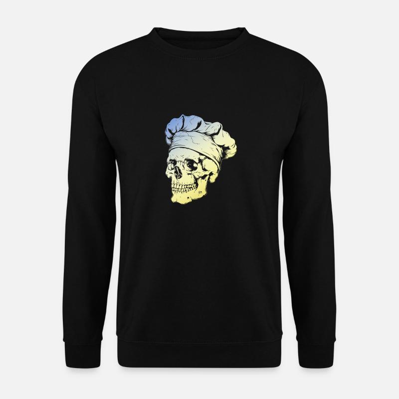 Chefkoch Skull - Unisex Pullover - Schwarz