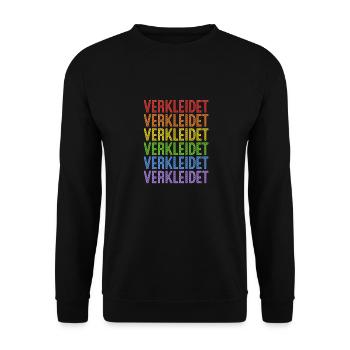 Remplacement de costume déguisé Carnaval Carnaval - Sweat-shirt Unisexe - noir - Devant - Alina (178cm) & Michal (187cm)