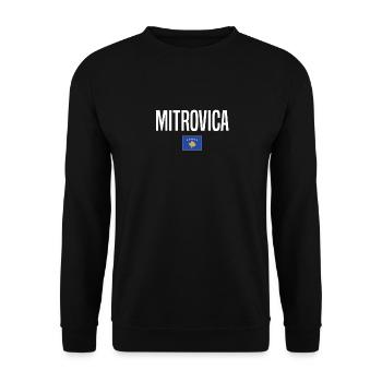 Mitrovica, Kosovo - Sweat-shirt Unisexe - noir - Devant - Alina (178cm) & Michal (187cm)