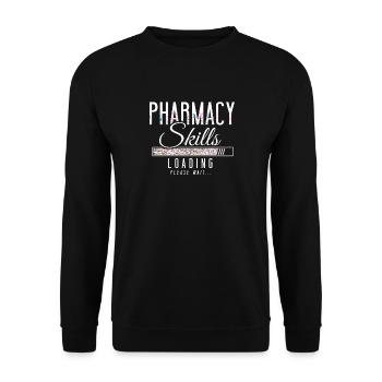 Pharmacy Tech Technician - Unisex Pullover - Schwarz - Vorne - Alina (178cm) & Michal (187cm)