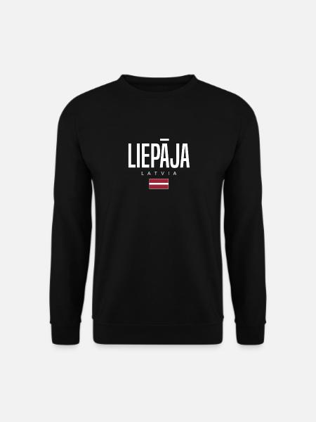 Liepaja, Latvia - Unisex Sweatshirt - black