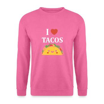 Tacos - Unisex Pullover - Pink - Vorne