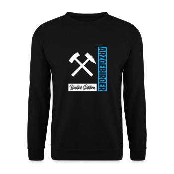 Erzgebirger Limitiert - Unisex Pullover - Schwarz - Vorne - Alina (178cm) & Michal (187cm)