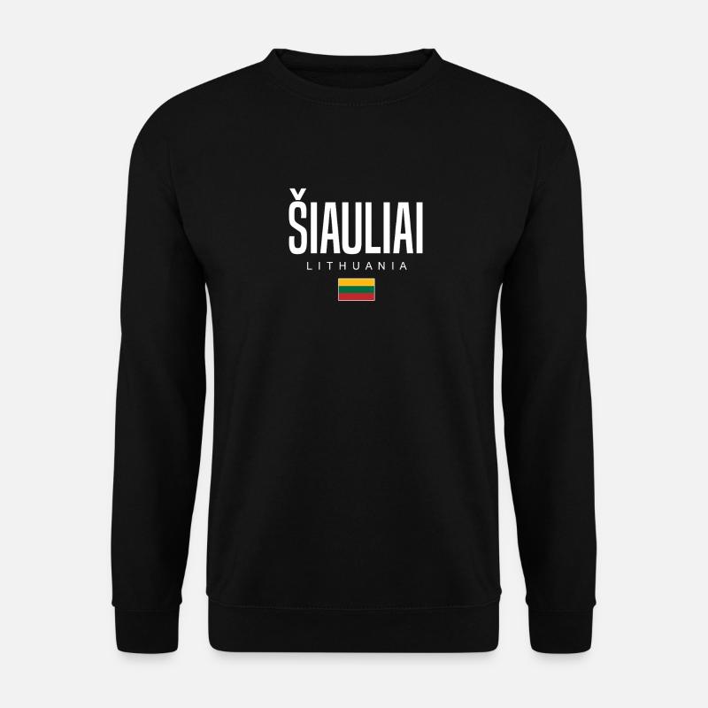 Šiauliai, Lithuania - Unisex Sweatshirt - black
