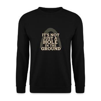 Speleologie Cave Science Caving Student Geology - Unisex Pullover - Schwarz - Vorne - Alina (178cm) & Michal (187cm)