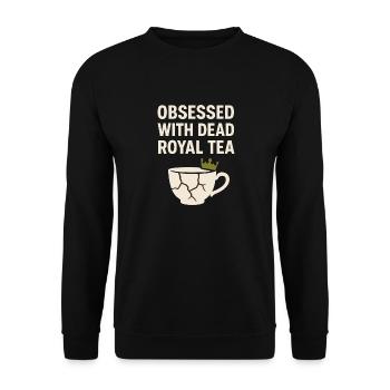 History Historian Humor Weird History History Nerd - Unisex Sweatshirt - black - Front - Alina (178cm) & Michal (187cm)