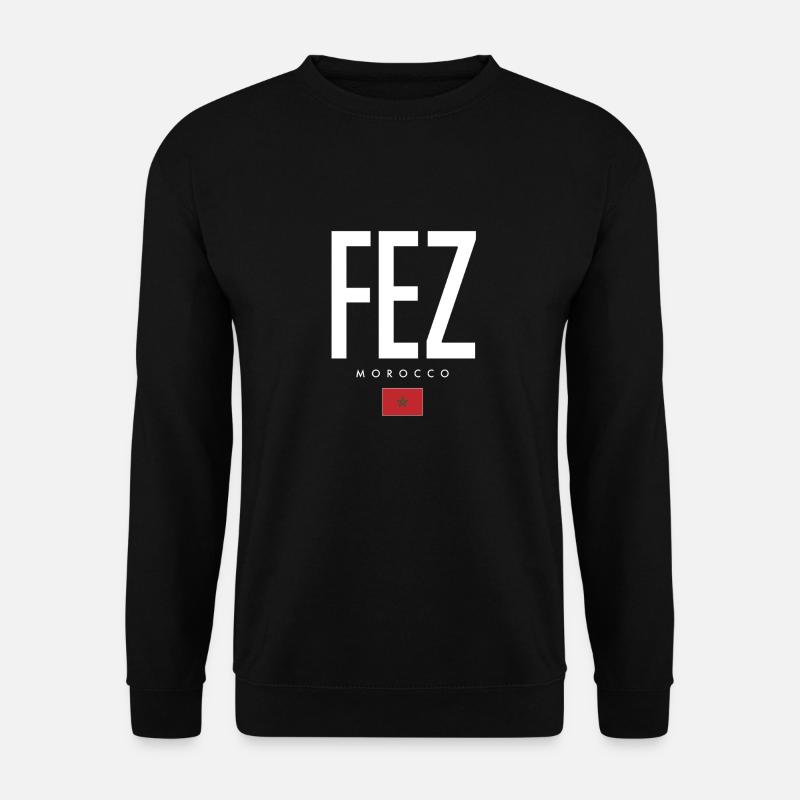Fès, Maroc - Sweat-shirt Unisexe - noir