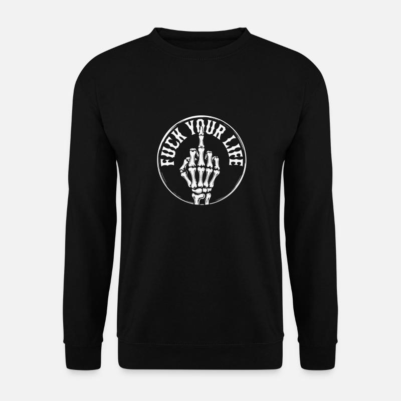 FICK DEIN LEBEN - Unisex Pullover - Schwarz
