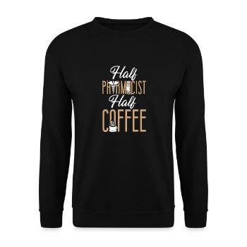 Technicien en pharmacie - Sweat-shirt Unisexe - noir - Devant - Alina (178cm) & Michal (187cm)
