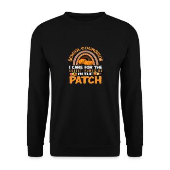 Schulberater Ich Kümmere Mich Um Die Süßesten - Unisex Pullover - Schwarz - Vorne - Alina (178cm) & Michal (187cm)