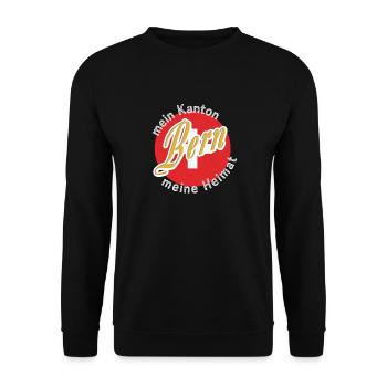 My Home Bern Gift - Unisex Sweatshirt - black - Front - Alina (178cm) & Michal (187cm)