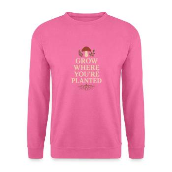 Mushroom Lover Cottagecore Aesthetic Nature Witch - Unisex Sweatshirt - pink - Front