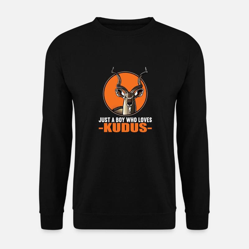 Kudus Kudu - Unisex Pullover - Schwarz