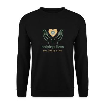 ergothérapeute ot Gift Healthcare Reha - Sweat-shirt Unisexe - noir - Devant - Alina (178cm) & Michal (187cm)