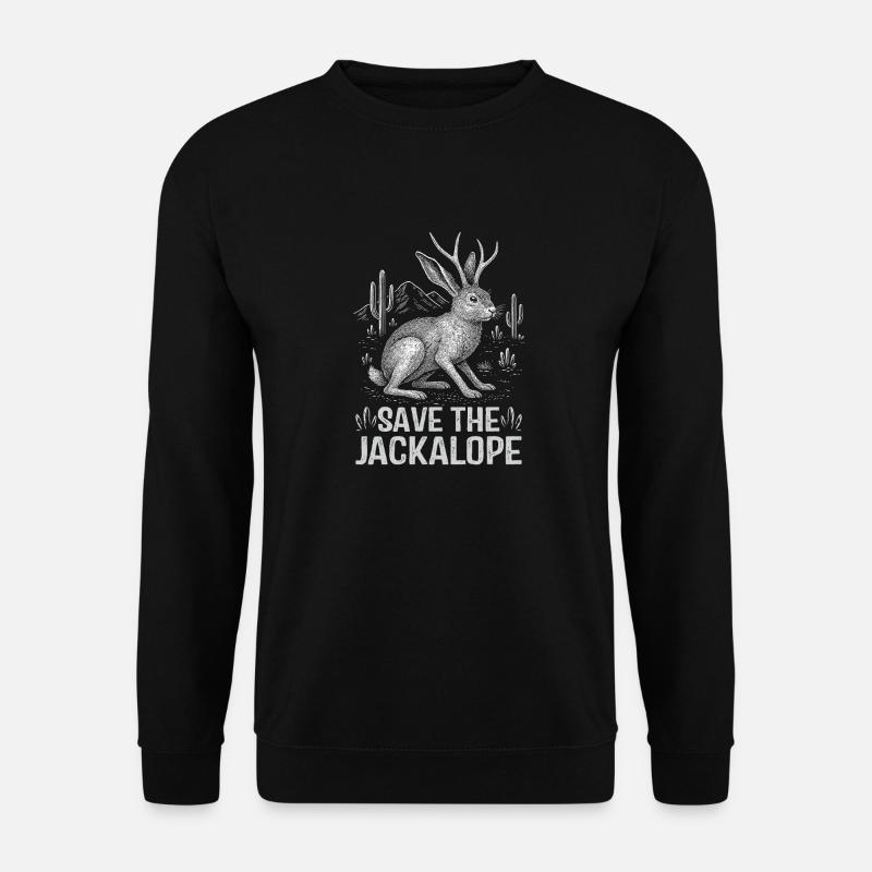Save The Jackalope - Unisex Sweatshirt - black