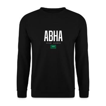 Abha Saudi-Arabien - Unisex Pullover - Schwarz - Vorne - Alina (178cm) & Michal (187cm)