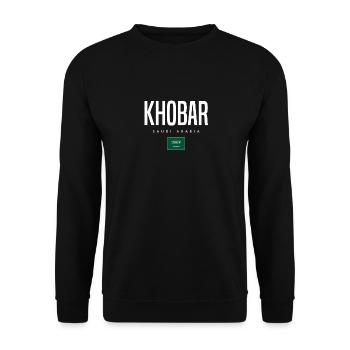 Khobar Saudi-Arabien - Unisex Pullover - Schwarz - Vorne - Alina (178cm) & Michal (187cm)