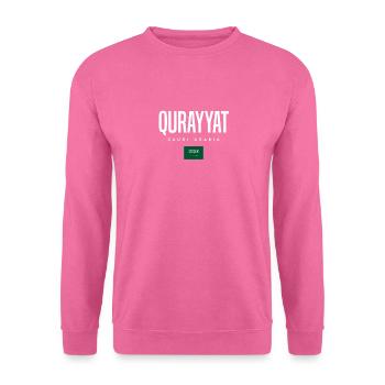 Qurayyat Saudi-Arabien - Unisex Pullover - Pink - Vorne