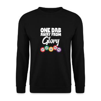 Bingo Night Fun Design for Bingo Fans - Unisex Sweatshirt - black - Front - Alina (178cm) & Michal (187cm)