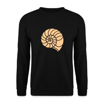 shell - Unisex Sweatshirt - black - Front - Alina (178cm) & Michal (187cm)