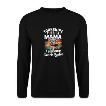 Yorkshire Mama, marchande de snacks légendaire - Sweat-shirt Unisexe - noir - Devant - Alina (178cm) & Michal (187cm)