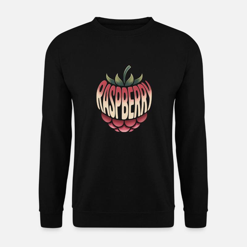 Framboise - Logo Cool Fruit - Sweat-shirt Unisexe - noir