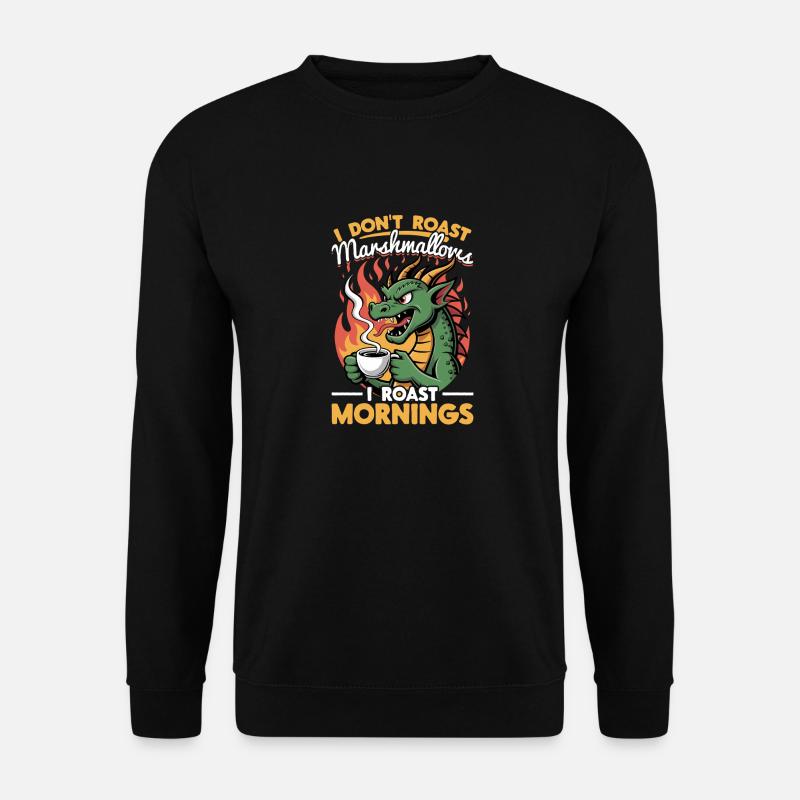 Dragon Coffee Mythical Creatures - Unisex Sweatshirt - black