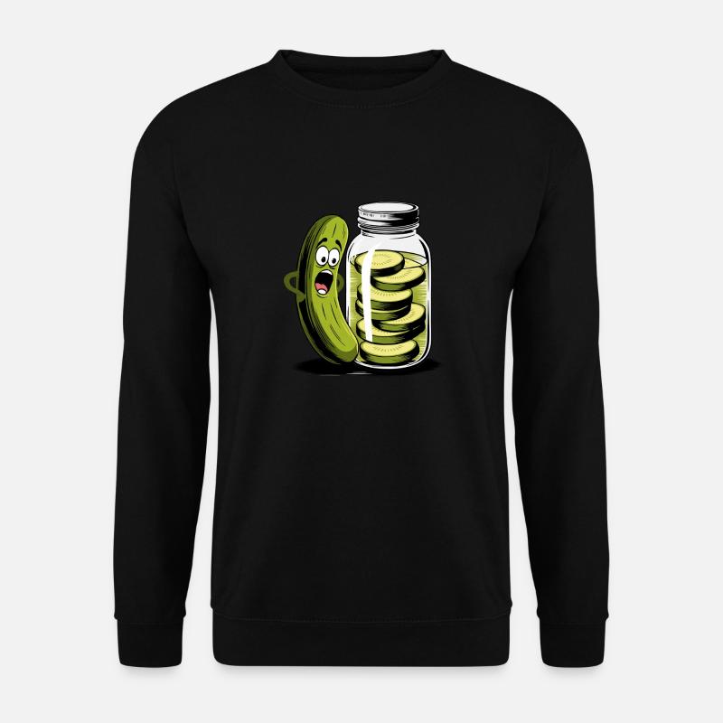 Cucumber Cucumber Jar - Unisex Sweatshirt - black