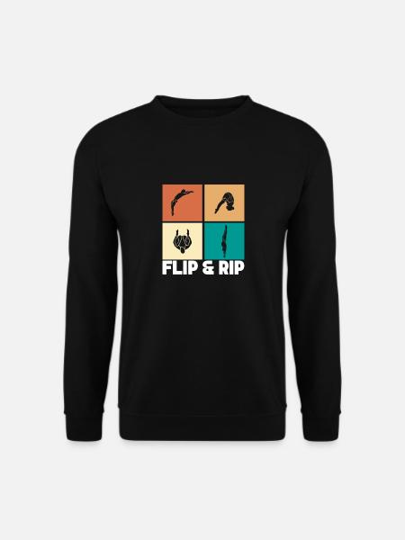 Diving diving board - Unisex Sweatshirt - black