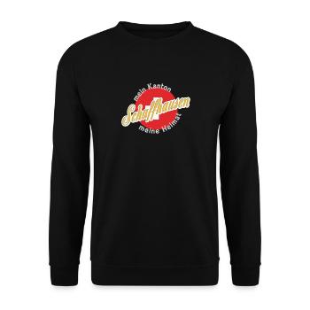 My home Schaffhausen gift - Unisex Sweatshirt - black - Front - Alina (178cm) & Michal (187cm)