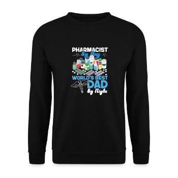 Pharmacy Tech Technician - Unisex Sweatshirt - black - Front - Alina (178cm) & Michal (187cm)