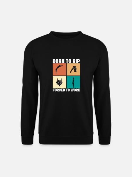 Diving diving board - Unisex Sweatshirt - black
