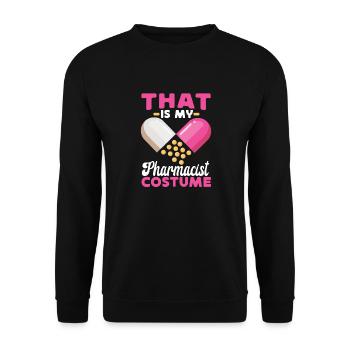 Pharmacy Tech Technician - Unisex Sweatshirt - black - Front - Alina (178cm) & Michal (187cm)