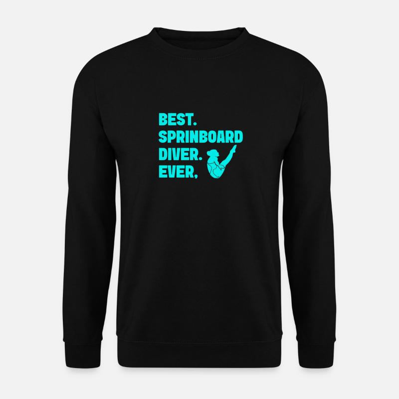 Diving diving board - Unisex Sweatshirt - black