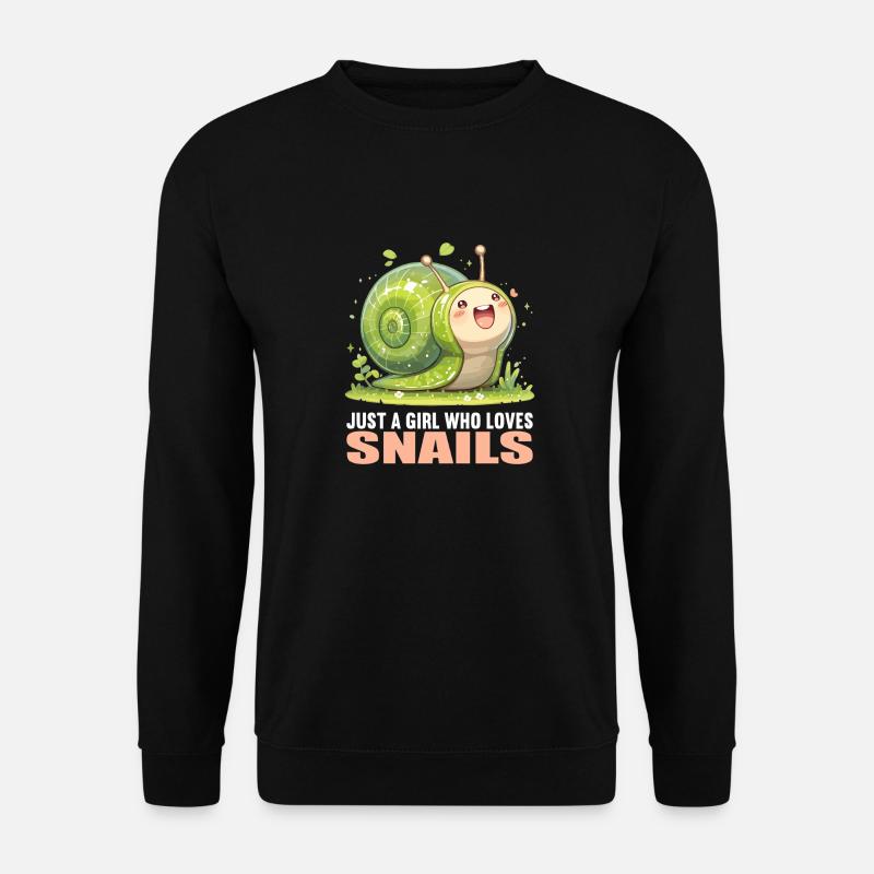 Snails Snail - Unisex Sweatshirt - black
