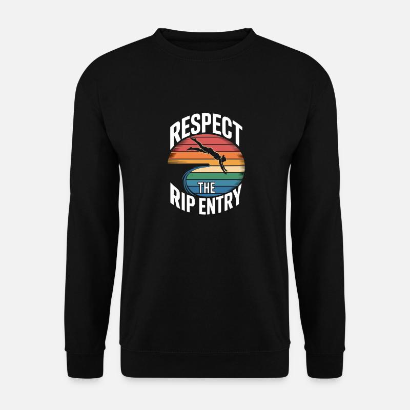 Diving diving board - Unisex Sweatshirt - black