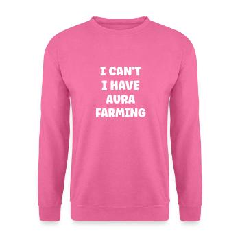 Aura farming - Unisex Sweatshirt - pink - Front