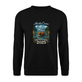 Croisière Alaska 2025 Aventure Nature - Sweat-shirt Unisexe - noir - Devant - Alina (178cm) & Michal (187cm)