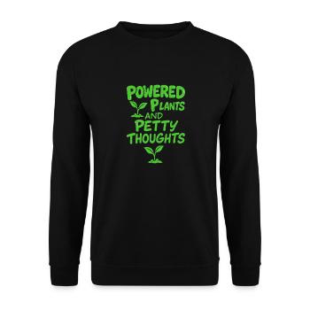 Vegan Punk Rebel Vegan Vegan Anarchist Vegan - Unisex Sweatshirt - black - Front - Alina (178cm) & Michal (187cm)